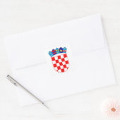 Kroatische Sticker van het Wapenkwadraat (Envelop)