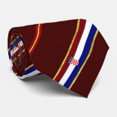 Kroatische streekvlag stropdas (Opgerold)