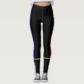 Kroatische stremvlag leggings (Voorkant)