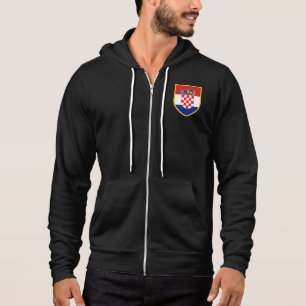 Kroatische Vlag Arm Hoodie