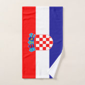 Kroatische vlag bad handdoek (Handdoek)