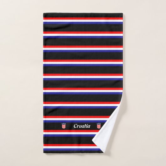 Kroatische vlag bad handdoek (Handdoek)