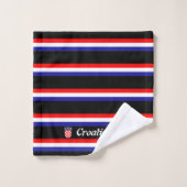 Kroatische vlag bad handdoek (Wasdoekje)