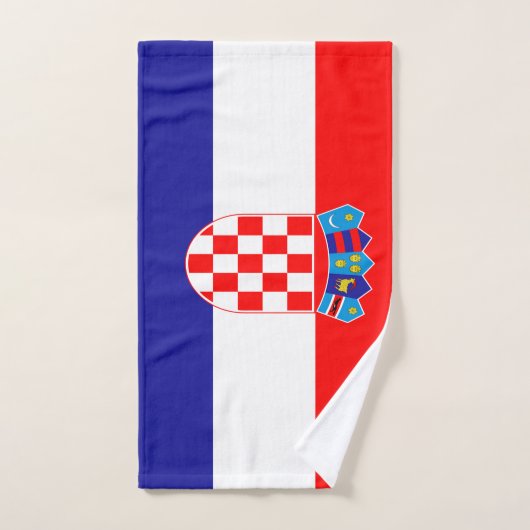 Kroatische vlag bad handdoek (Handdoek)