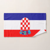 Kroatische vlag bad handdoek (Handdoek)