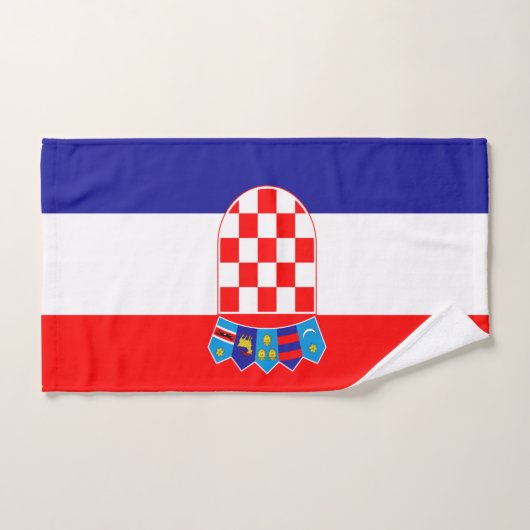 Kroatische vlag bad handdoek (Handdoek)