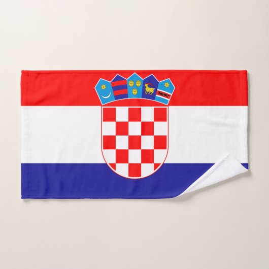 Kroatische vlag bad handdoek (Handdoek)