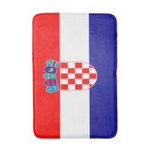 Kroatische vlag badmat (Voorkant Verticaal)
