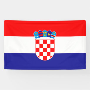 Kroatische vlag Banner