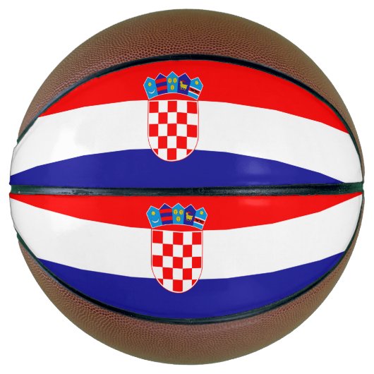 Kroatische vlag basketbal (Voorkant)