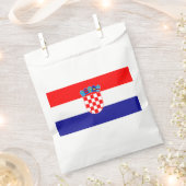 Kroatische vlag bedankzakje (Geknipt)