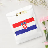 Kroatische vlag bedankzakje (Gezegeld)