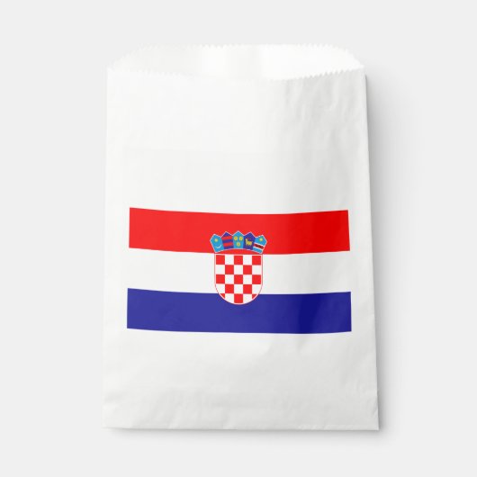 Kroatische vlag bedankzakje (Voorkant)