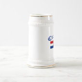 Kroatische vlag bierpul (Center)