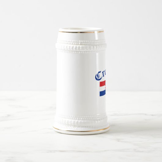 Kroatische vlag bierpul (Center)