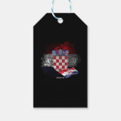 Kroatische vlag cadeaulabel (Achterkant)
