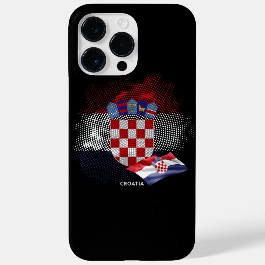 Kroatische vlag Case-Mate iPhone case (Achterkant)