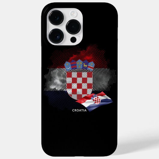 Kroatische vlag Case-Mate iPhone case (Achterkant)
