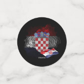 Kroatische vlag confetti (Kleine voorkant)