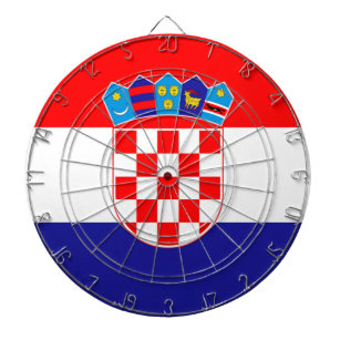 Kroatische vlag dartbord