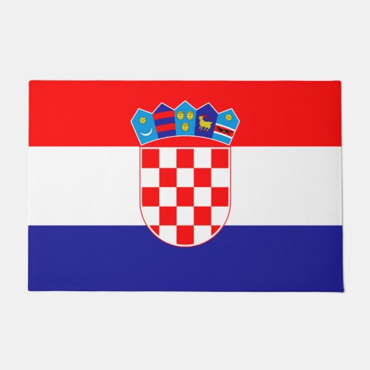Kroatische vlag deurmat (Voorkant)