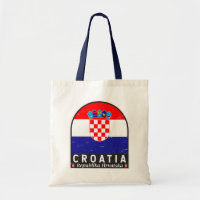 Kroatische vlag embleem noodlijdende Vintage