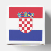 Kroatische vlag Emblem Bedankdoosjes (Bovenkant)