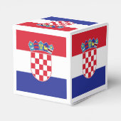 Kroatische vlag Emblem Bedankdoosjes (Achterkant)