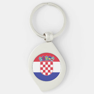 Kroatische vlag Emblem Sleutelhanger
