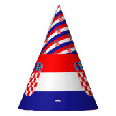 Kroatische vlag feesthoedjes (Links)