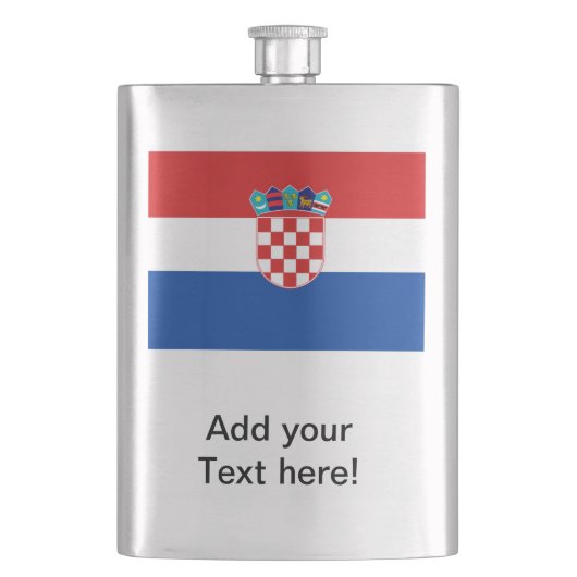 Kroatische vlag flacon (Voorkant)