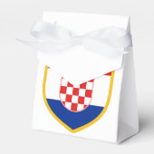 Kroatische vlag gepersonaliseerd bedankdoosjes (Voorkant Zijde)