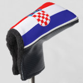 Kroatische vlag Golf Head Hoesje Golfheadcover (3/4 voorkant)