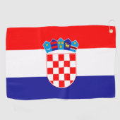 Kroatische vlag Golf Towel Golfhanddoek (Horizontaal)