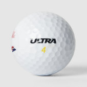 Kroatische vlag golfballen (Logo)