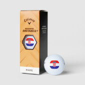 Kroatische vlag golfballen (Verpakking)