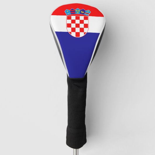 Kroatische vlag golfheadcover (Voorkant)