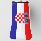 Kroatische vlag golfheadcover (Draai 90)