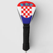 Kroatische vlag golfheadcover (Voorkant)