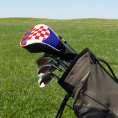 Kroatische vlag golfheadcover (Insitu)