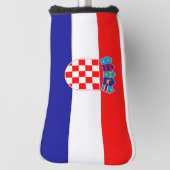 Kroatische vlag golfheadcover (Draai 90)