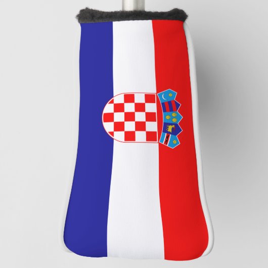 Kroatische vlag golfheadcover (Draai 90)