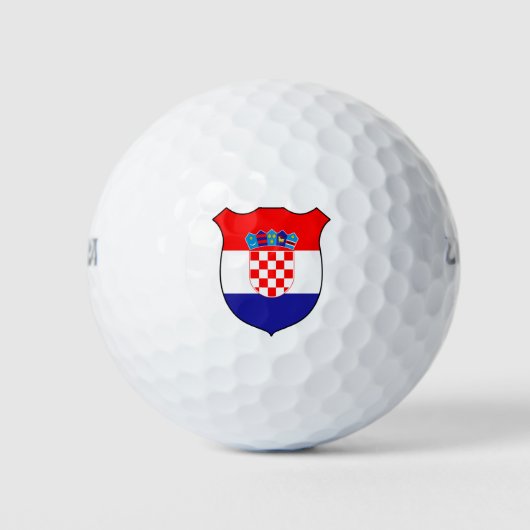 Kroatische vlag Grand Patriotic Golfballen (Voorkant)