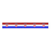 Kroatische vlag grosgrain lint (Voorkant)