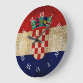 kroatische vlag grote klok (Hoek)