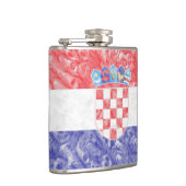 Kroatische vlag heupfles (Rechts)
