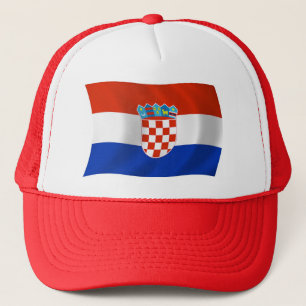 Kroatische vlag hoed trucker pet