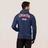 Kroatische vlag hoodie (Achterkant volledig)