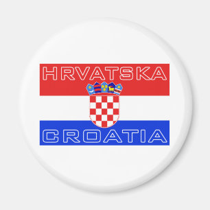 Kroatische vlag Hrvatska Magneet