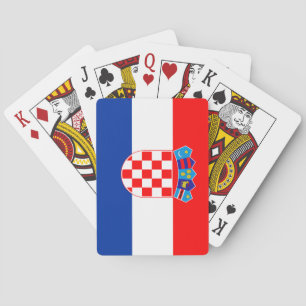 Kroatische vlag   Hrvatska Pokerkaarten
